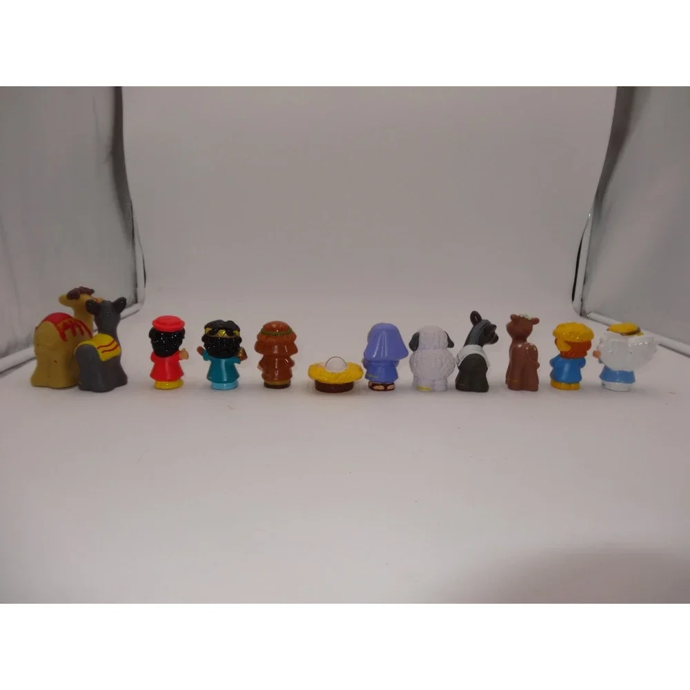 Fisher Price Nativity Set Little People Christmas Story Lights Sounds Works